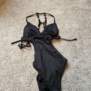 Cupshe Black One Piece Swimsuit